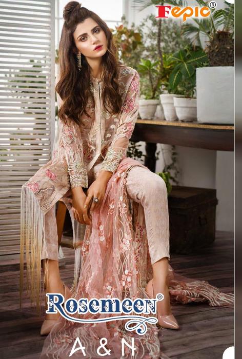 Rosemeen A&n Designer Salwar Suits By Fepic At Wholesale Rate In Surat
