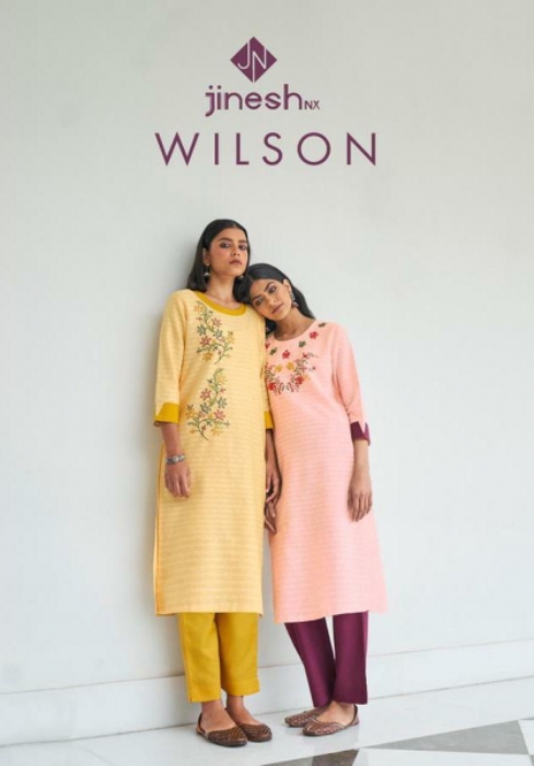 Jinesh Nx Presents Wilson Designer Rubi Cotton Handwork Kurti With Bottom Concepts Catalog At Wholesale Rate In Surat