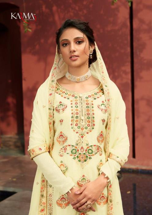 Karma Trendz Noor Vol-2 Silk Mena Kari Jacquard Designer Party Wear Traditional Salwaar Kameez At Wholesale Rate In Surat