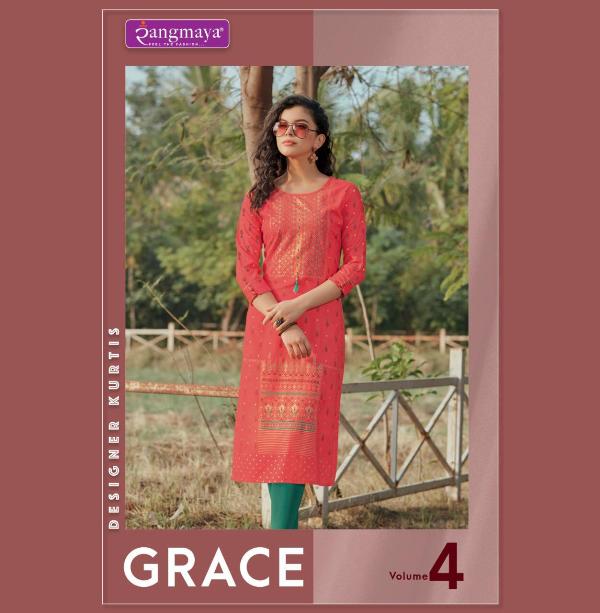 Rangmaya Presents Grace Vol-4 Kurties Wholsale Rate In Surat