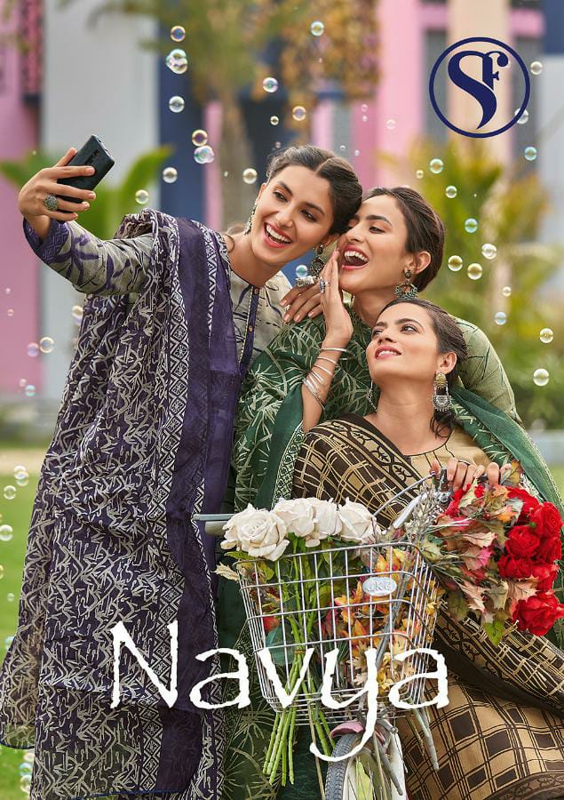 Sweety Fashion Presnets  Navya Soft Cotton Print  Dress Material Salwar Suits Wholesale Rate In Surat