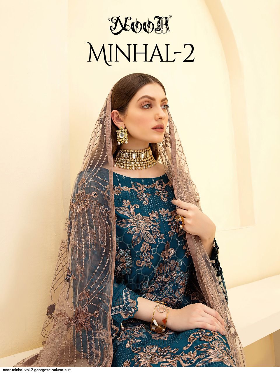 Noor Presents Minhal Vol 2 Georgette Salwar Suit Wholesale Rate In Surat