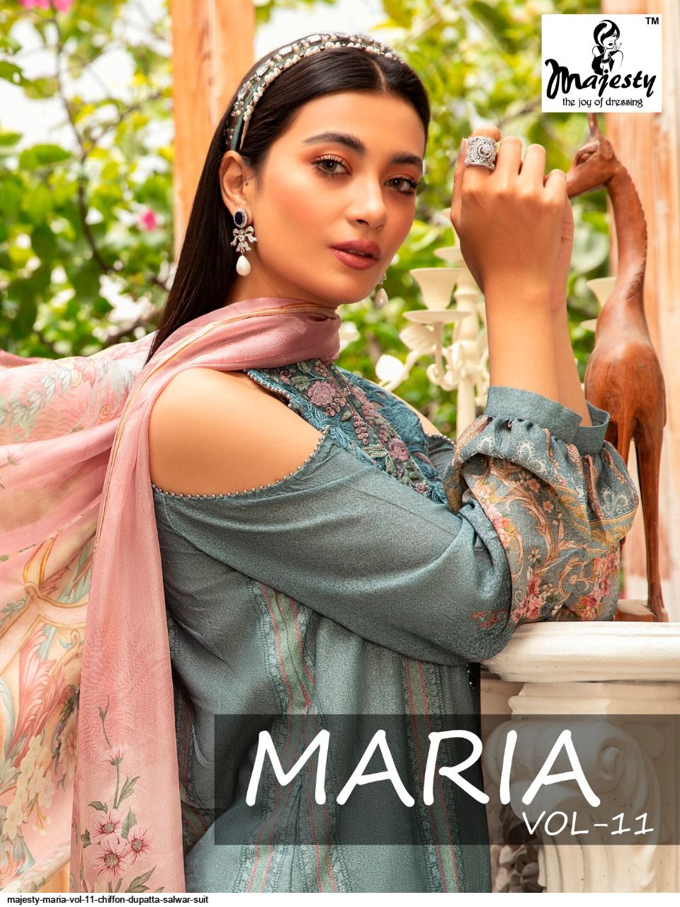 Majesty Presents  Maria Vol 11  Salwar Suit Wholesale Rate In Surat