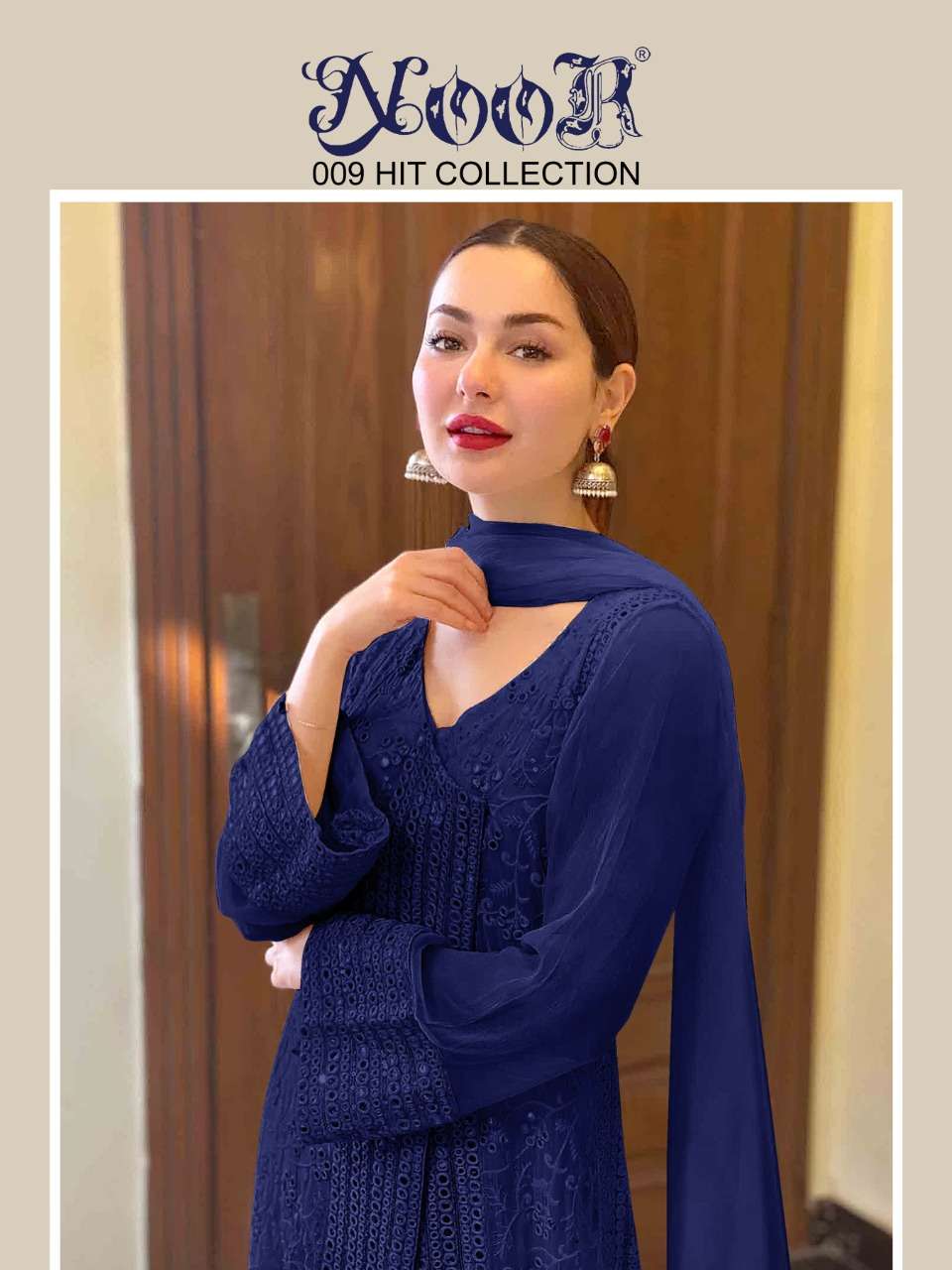 NOOR PRESENTS LATEST PAKISTANI CATALOG 009 HIT COLLECTION  009-F TO 009-J SERIES WHOLESALE RATE IN SURAT- SAI DRESSES