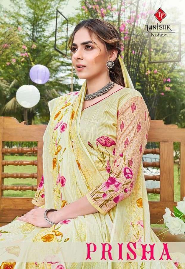 TANISHK FASHION PRESENT PRISHA CAMBRIC COTTON WITH DIGITAL PRINT SALWAR SUITS COLLECTION IN WHOLESALE PRICE IN SURAT - SAI DRESSES