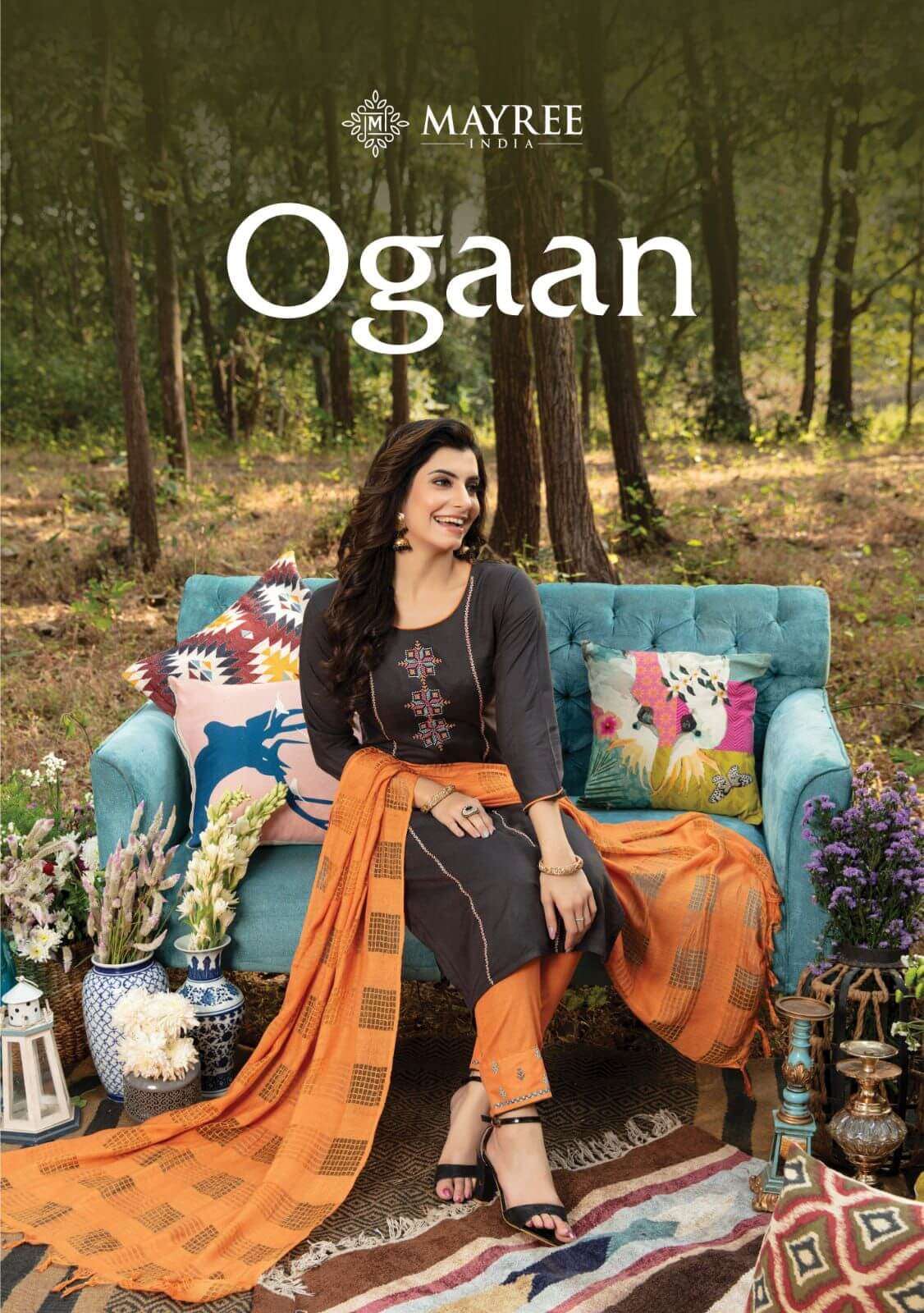 MAYREE INDIA PRESENT OGAAN READYMADE DAILY WEAR FANCY SUITS IN WHOLESALE PRICE IN SURAT - SAI DRESSES