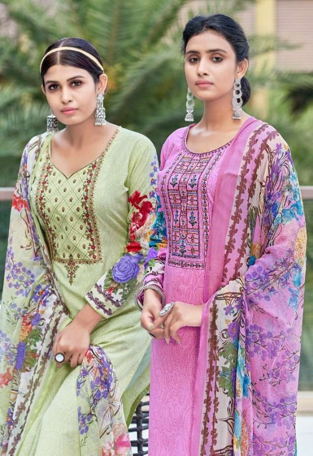 AMBICA TEX FAB PRESENT ABIDA DAILY WEAR SALWAR SUITS IN WHOLESALE RATE IN SURAT - SAI DRESSES