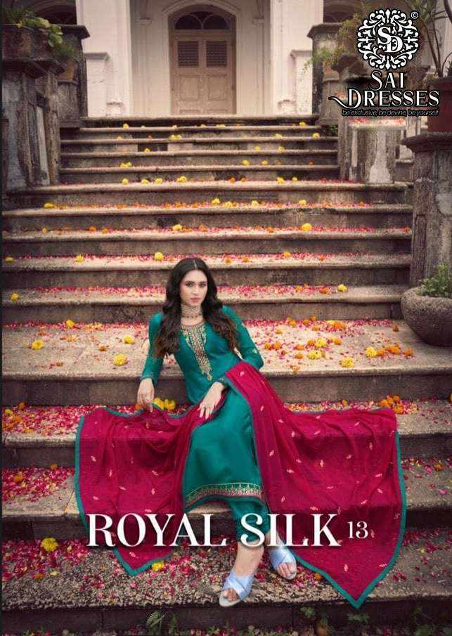 Royal silk hot sale dresses