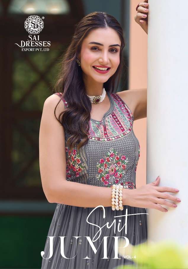 SAI DRESSES PRESENT JUMP SUIT VOL 4 GEORGETTE EXCLUSIVE READY TO WESTERN WEAR JUMP SUIT COLLECTION IN WHOLESALE RATE IN SURAT
