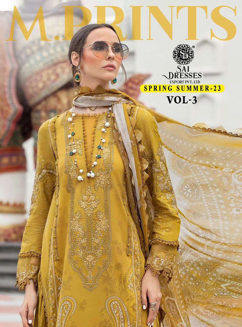 SAI DRESSES PRESENT M PRINT SPRING SUMMER 23 VOL 3 PURE COTTON ...