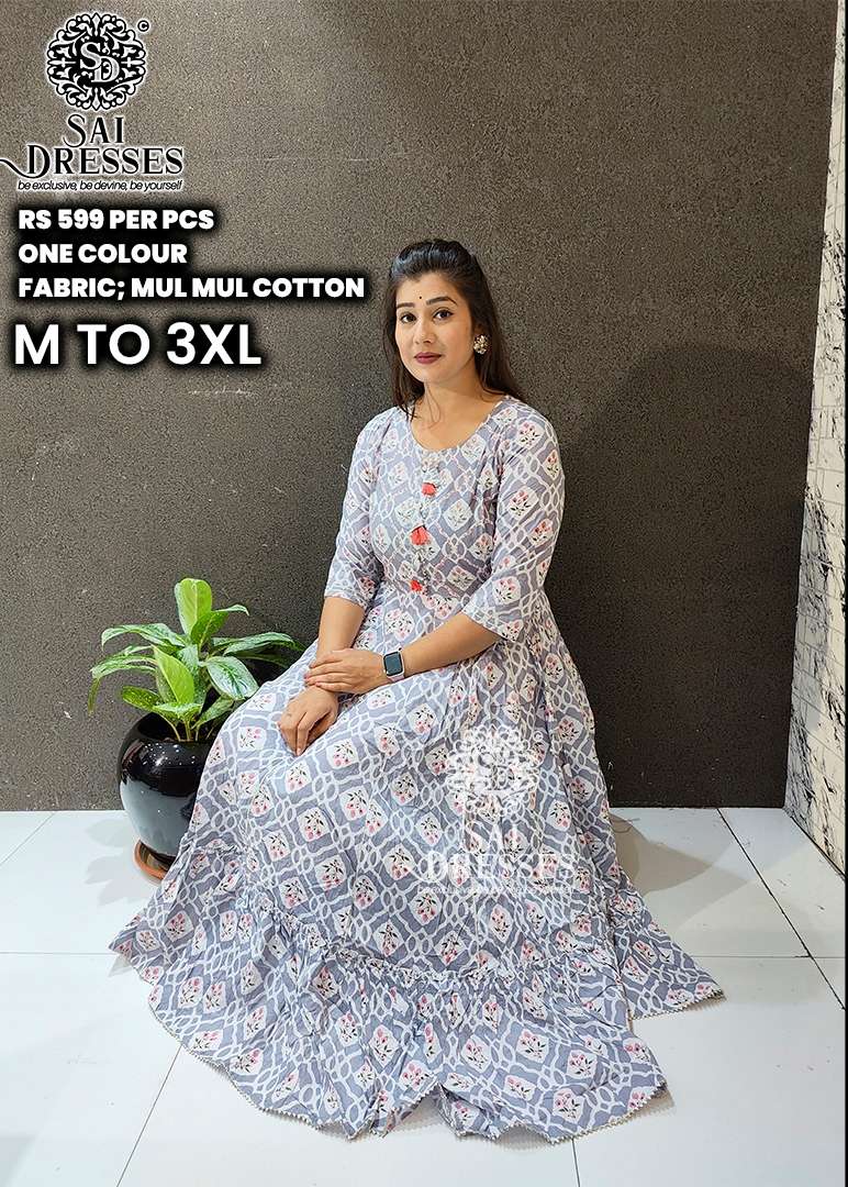 Mittoo Rangat Designer Long Gown Style Kurti Best Quality Catalog