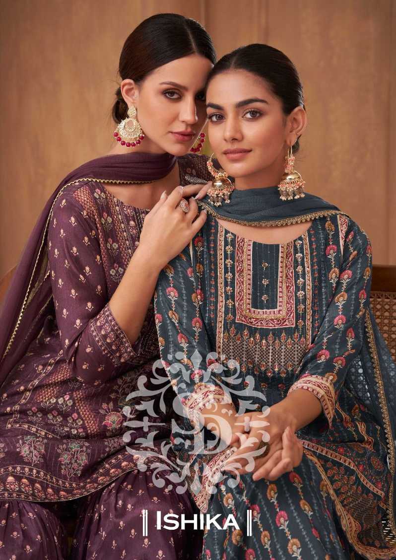 Latest Pakistani Traditional Bridal Gharara Dress Online 2021 – Nameera by  Farooq