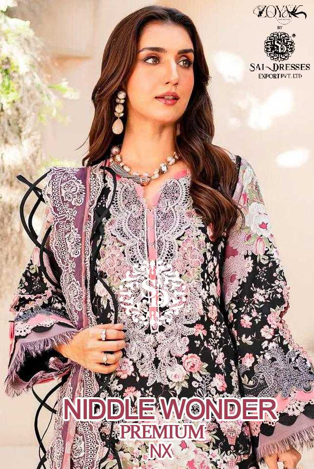 NEEDLE WONDER PREMIUM NX PARTY WEAR PURE COTTON PATCH EMBROIDERED BEAUTIFUL PAKISTANI DESIGNER SALWAR SUITS IN WHOLESALE RATE IN SURAT