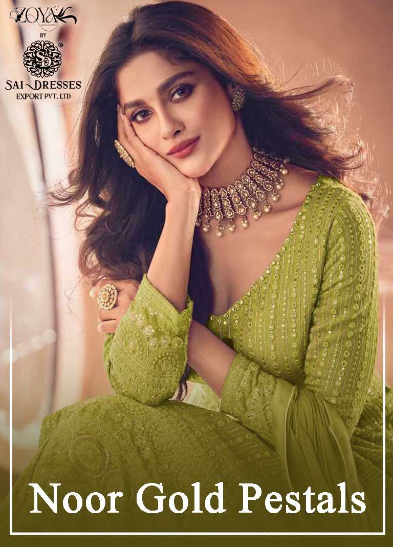 NOOR GOLD PESTALS READY TO TRADITIONAL WEAR DESIGNER 3 PIECE SUITS IN WHOLESALE RATE IN SURAT