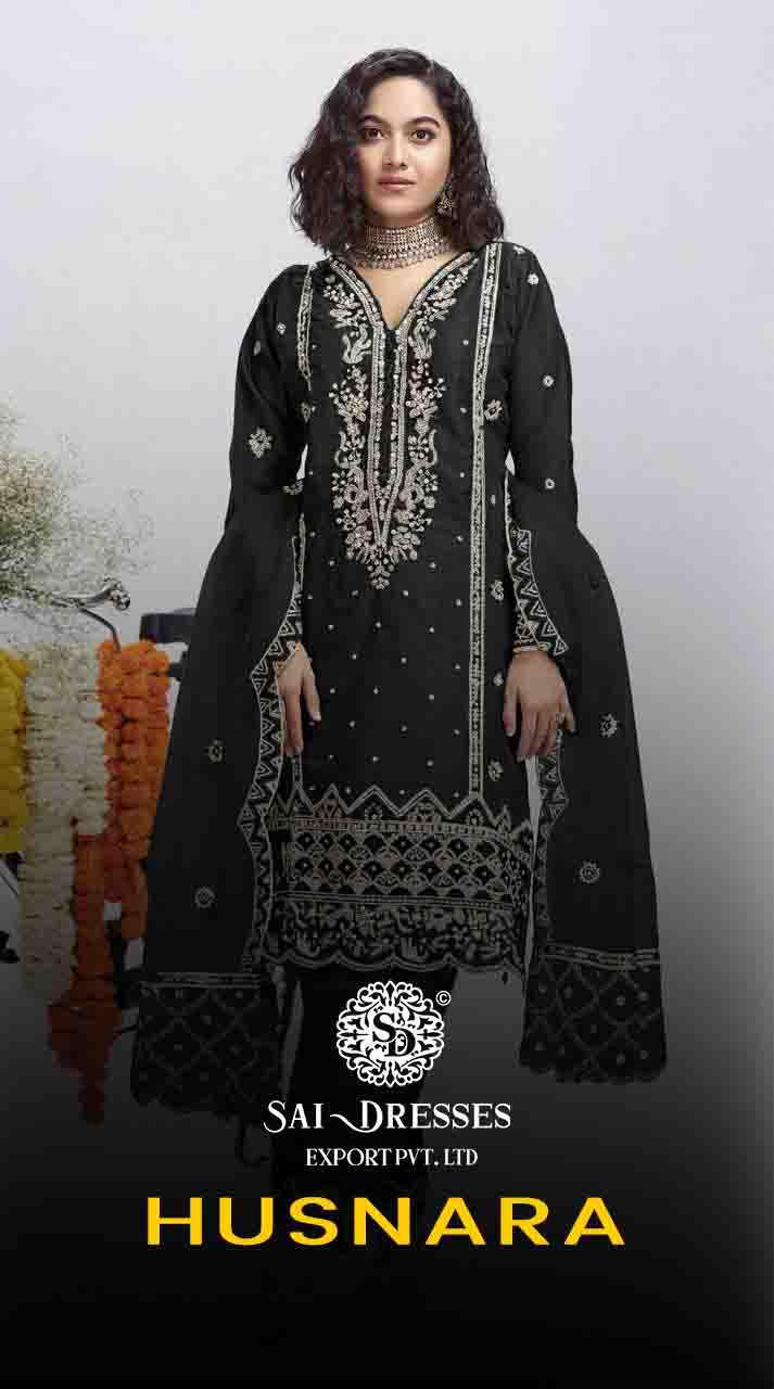 HUSNARA NX PAKISTANI DRESS MATERIAL IN WHOLESALE RATE IN SURAT