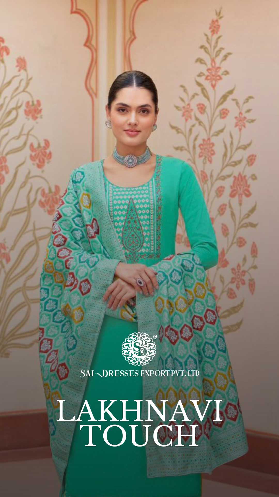 LAKHNAVI TOUCH UNIQUELY CATERING VOL5 NX PAKISTANI DRESS MATERIAL IN WHOLESALE RATE IN SURAT