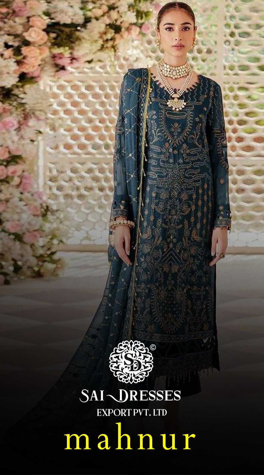 MAHNUR NX PAKISTANI DRESS MATERIAL IN WHOLESALE RATE IN SURAT