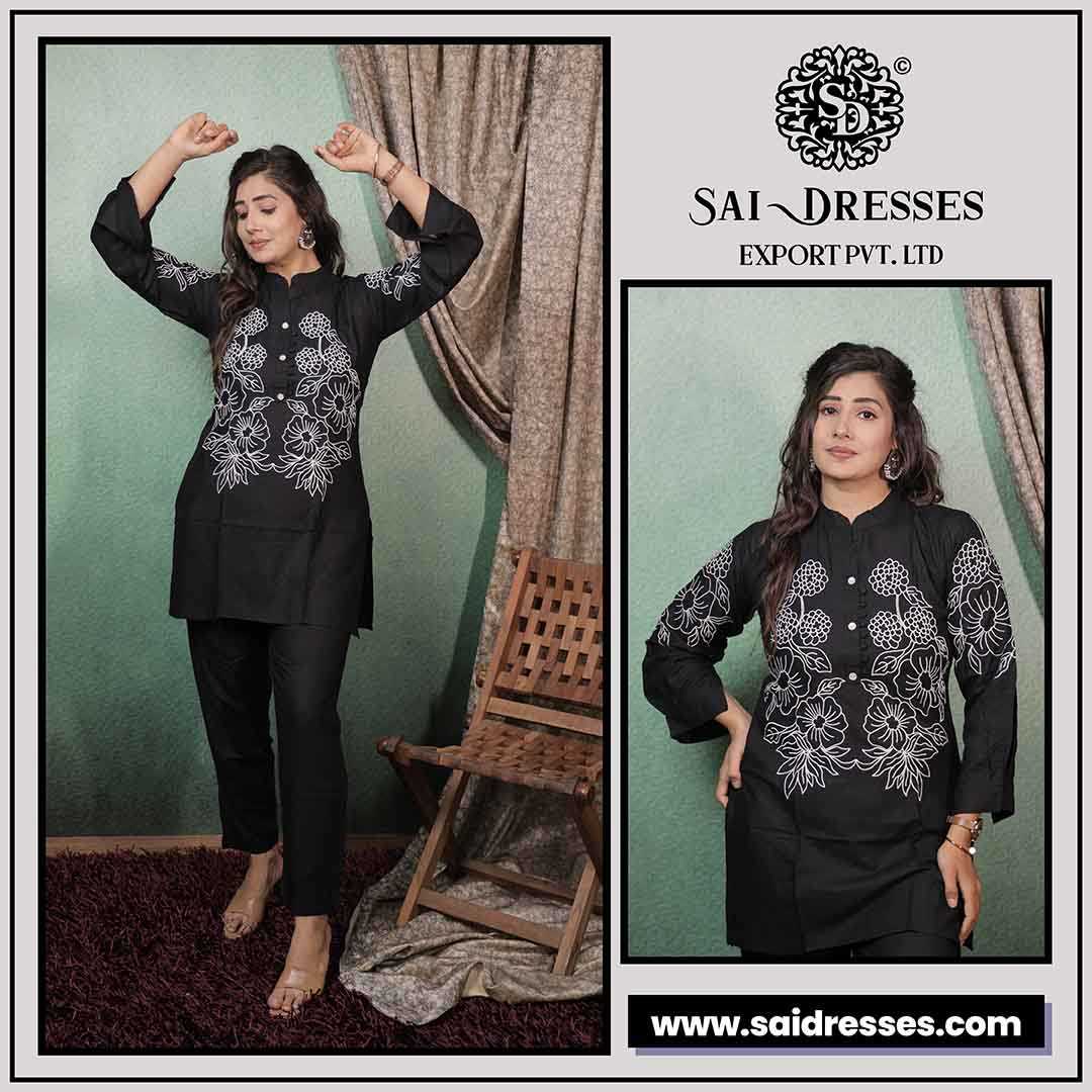 SAI DRESSES PRESENT D.NO 1054 READY TO EXCLUSIVE FANCY FESTIVE WEAR CO-ORD SET COMBO COLLECTION IN WHOLESALE RATE IN SURAT