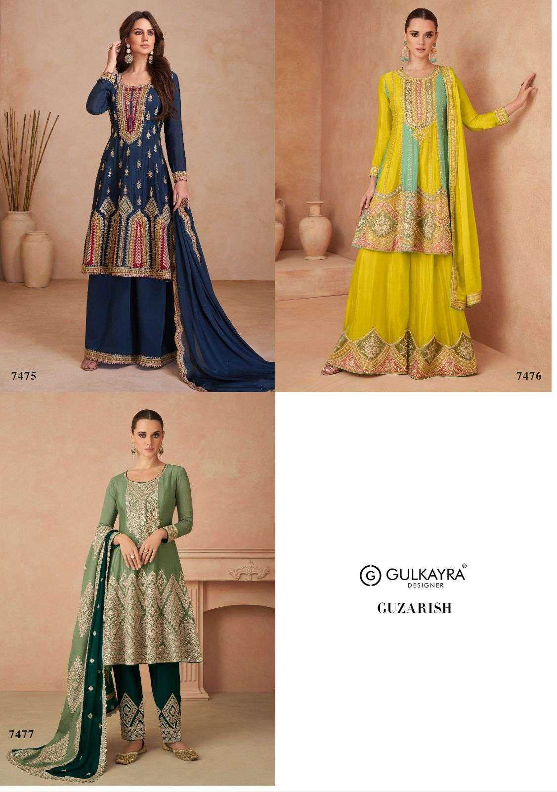 GULKAYRA DESIGNER PRESENT GUZARISH READY TO FESTIVE WEAR DESIGNER SUIT IN WHOLESALE RATE IN SURAT - SAI DRESSES