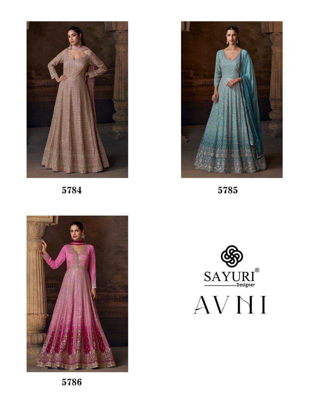 SAYURI DESIGNER PRESENT AVNI READY TO FESTIVE WEAR DESIGNER SUIT IN WHOLESALE RATE IN SURAT - SAI DRESSES