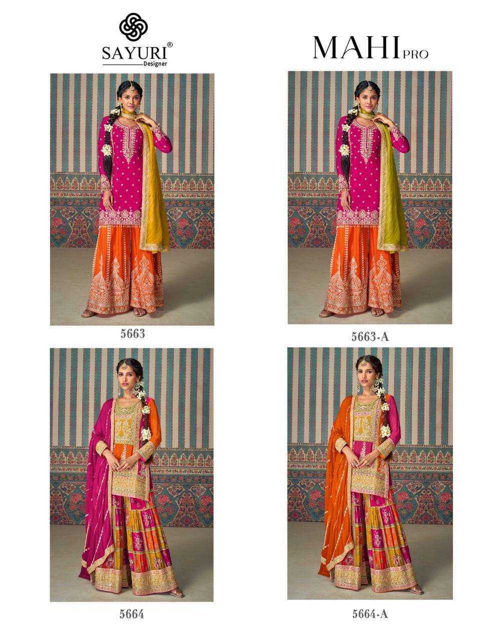 SAYURI DESIGNER PRESENT MAHI PRO READY TO FESTIVE WEAR DESIGNER SUIT IN WHOLESALE RATE IN SURAT - SAI DRESSES