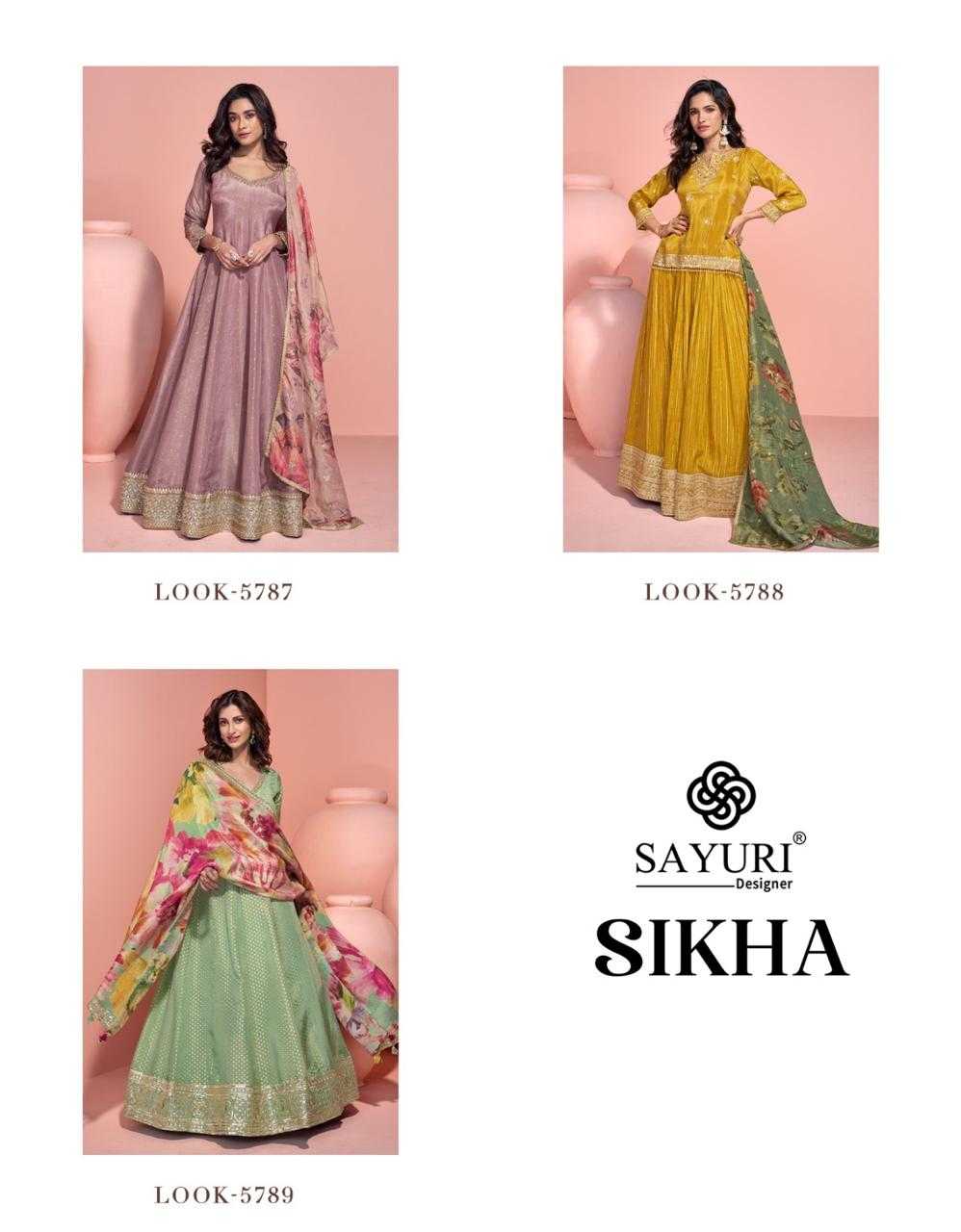 SAYURI DESIGNER PRESENT SIKHA READY TO FESTIVE WEAR DESIGNER SUIT IN WHOLESALE RATE IN SURAT - SAI DRESSES