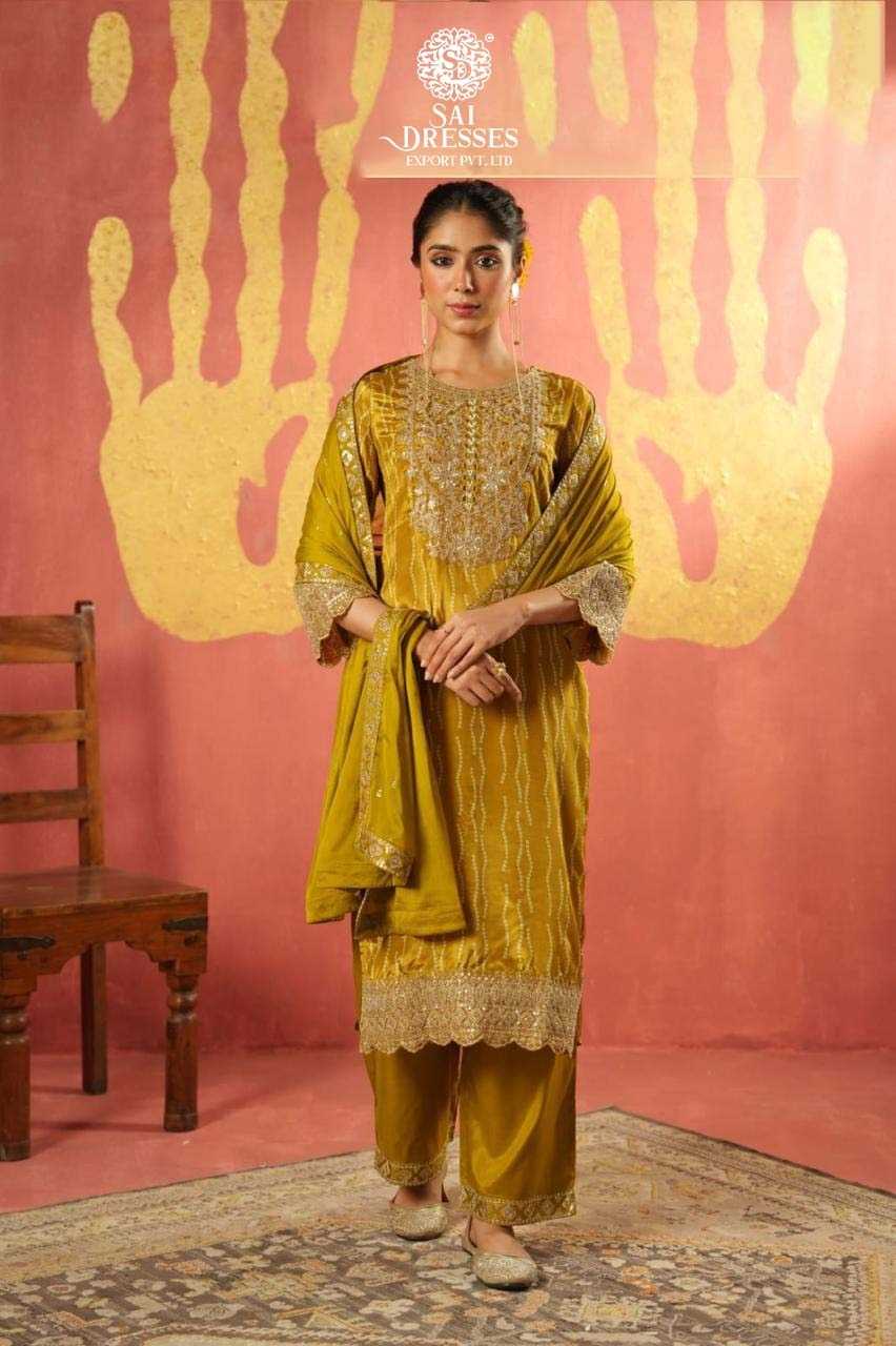 RICH MUSTARD YELLOW STRAIGHT CUT SUIT WITH HEAVY HAND EMBROIDERY AND MATCHING DUPATTA – A PERFECT COMBINATION OF ELEGANCE AND FESTIVE STYLE.