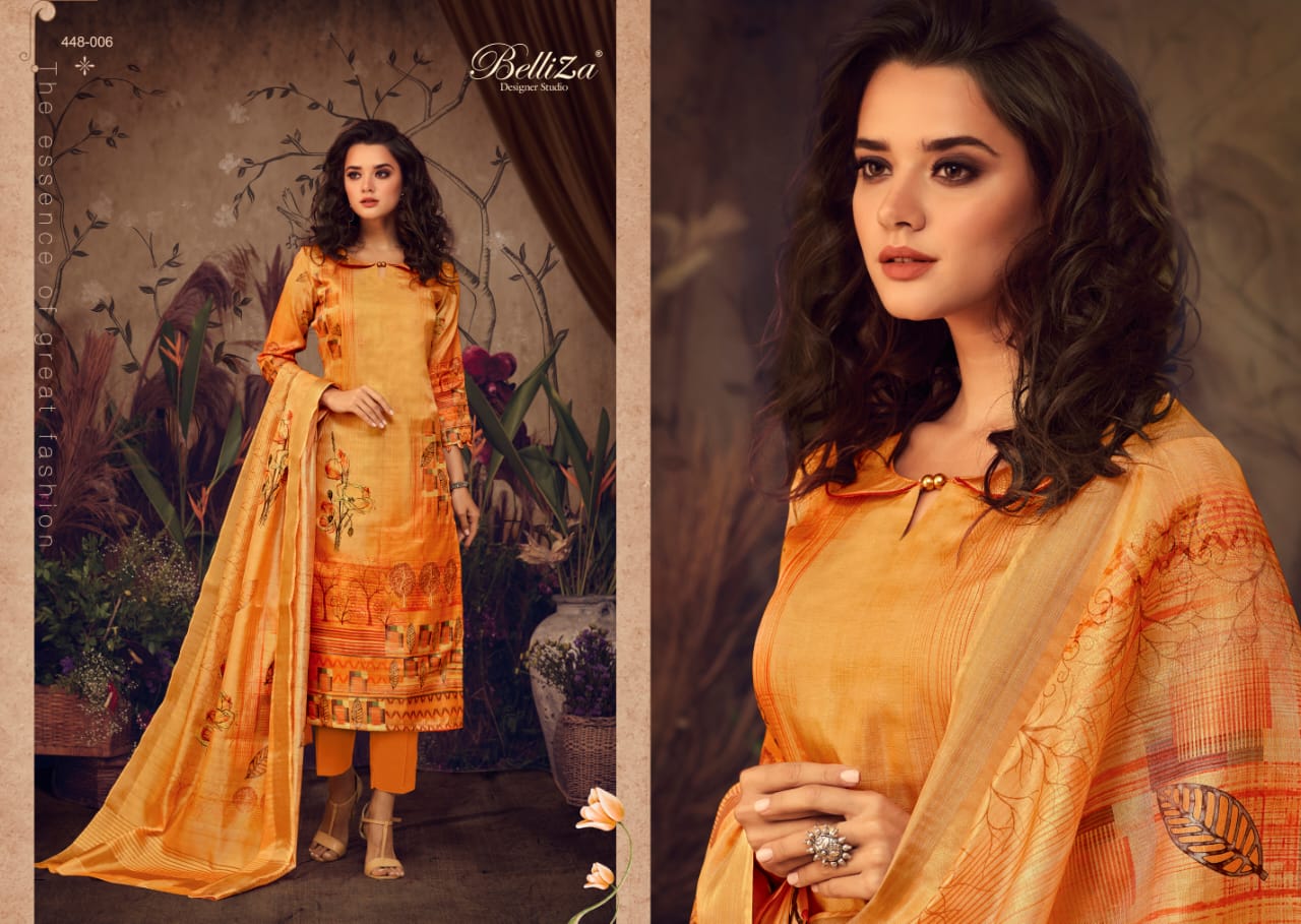 Belliza Designer Studio Presents  Maanya Modal Satin Digital Print Salwar Kameez In Surat Market