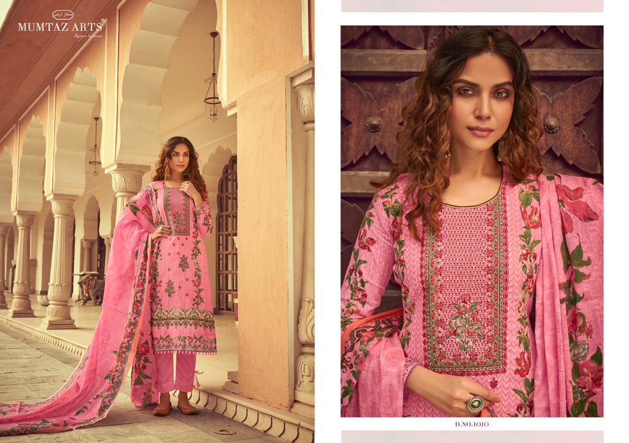 Mumtaz Arts Presents  Mairaa Exclusive Lawn Cotton Print Designer Salwar Suit