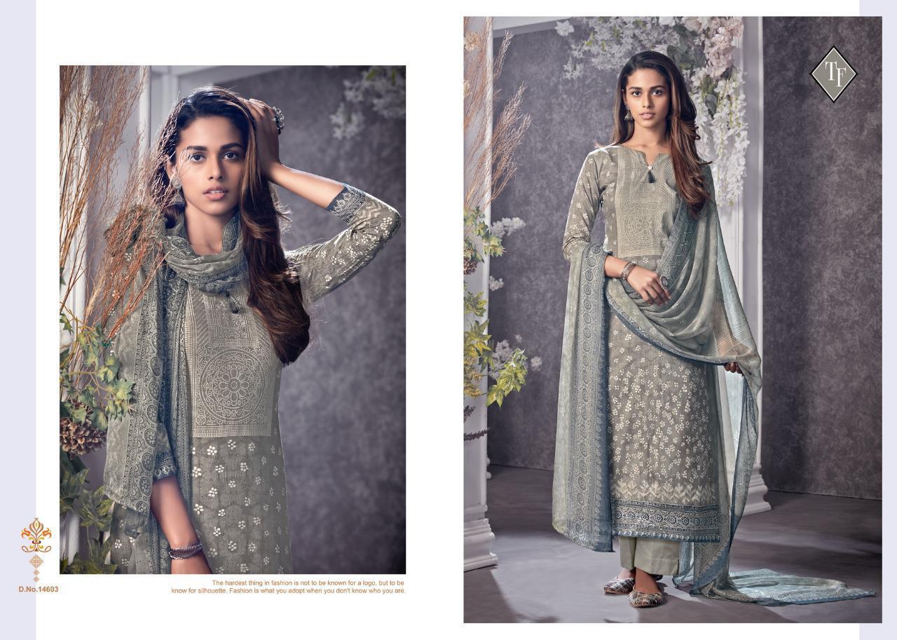 Bandhej Lawn Camric Cotton Traditional Bandhani Print Suit By Tanishk Fashion