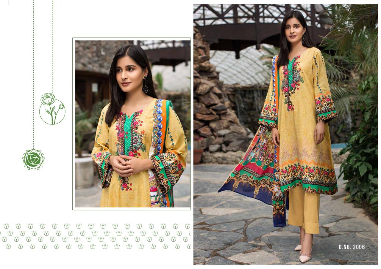 Mahnoor Vol 2 By Yashika Lawn Cotton Casual Wear Suits