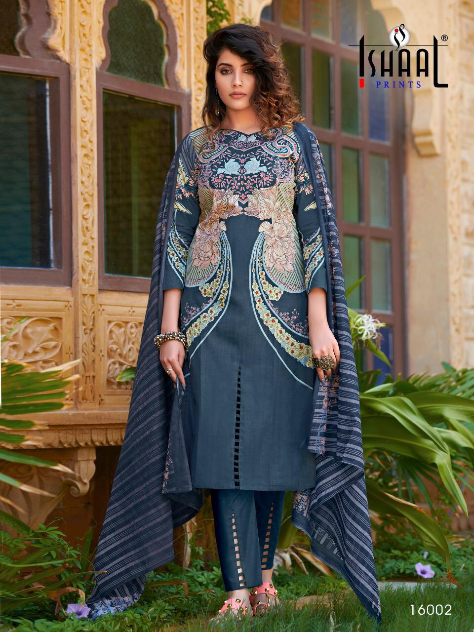 Ishaal Presents Gulmohar Vol-16 Salwar Suit Wholesale Catalog