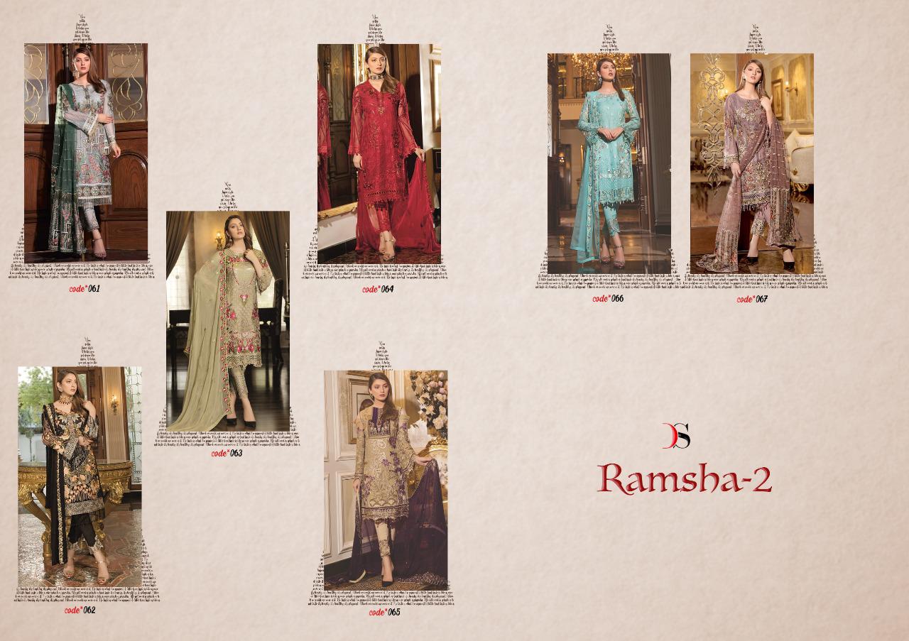 Deepsy Suits Presents  Ramsha Vol 2 Wholesale Rate In Surat