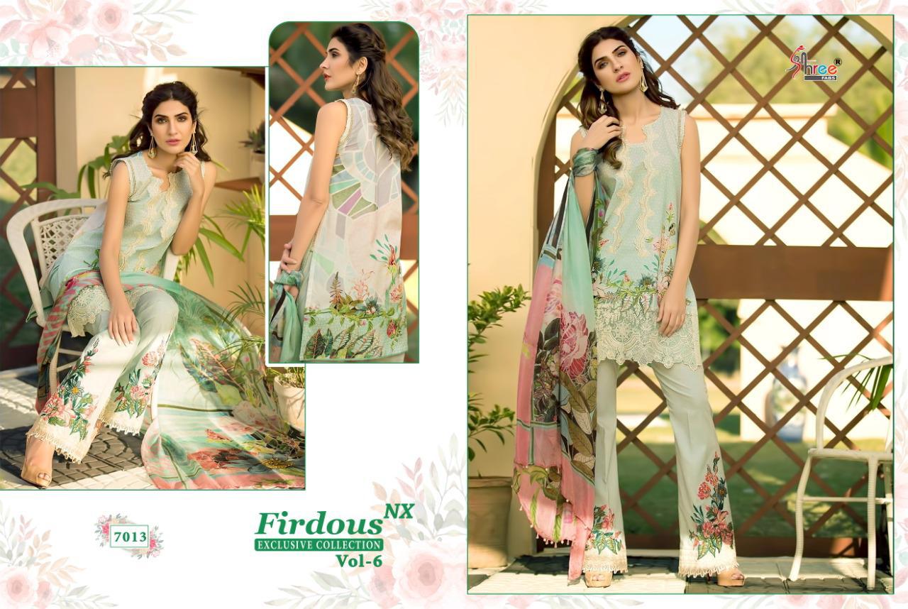 Shree Fabs Presents Firdous Exclusive Collection Vol 6 Nx Wholesale Rate In Surat