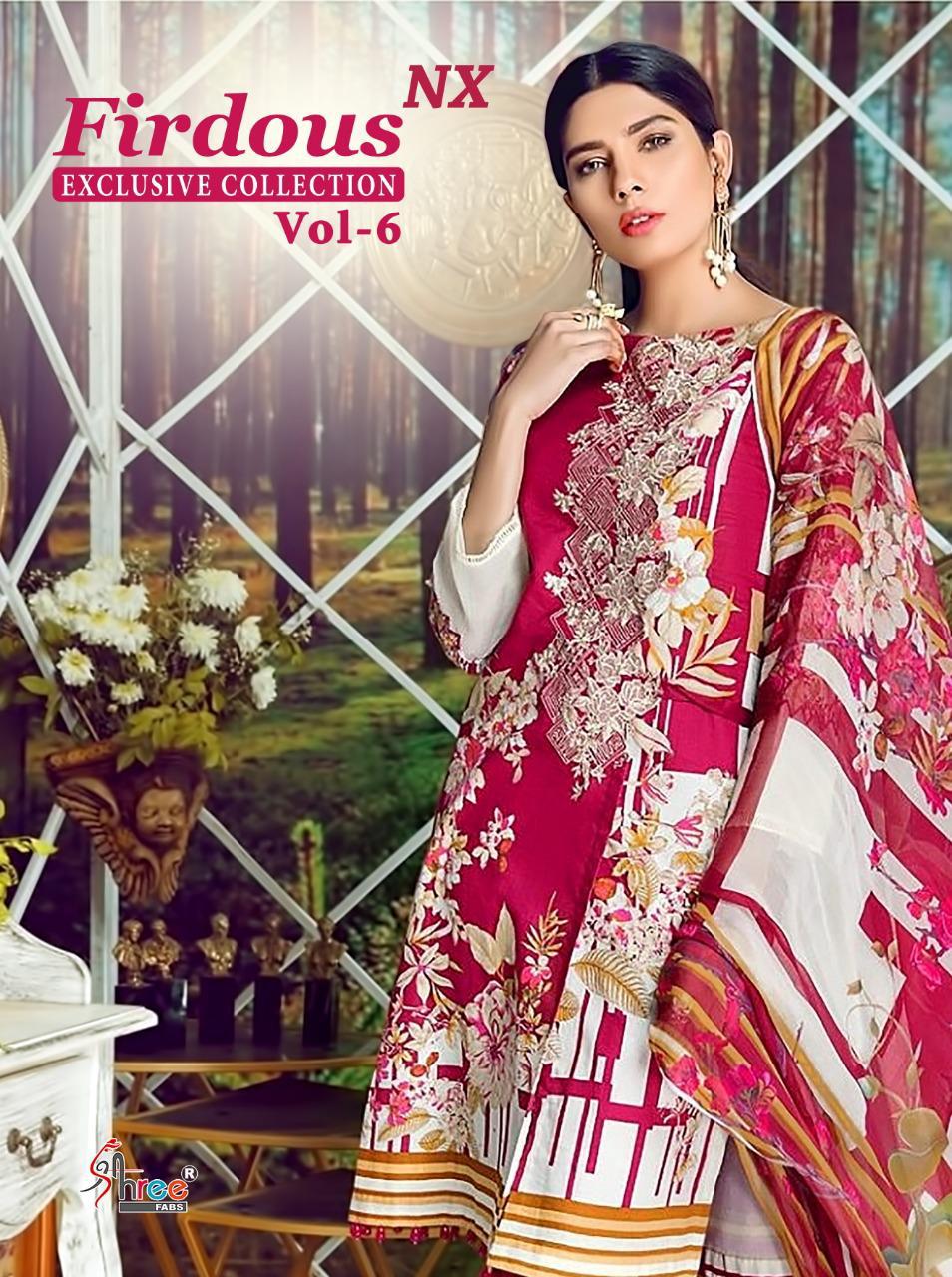 Shree Fabs Presents Firdous Exclusive Collection Vol 6 Nx Wholesale Rate In Surat