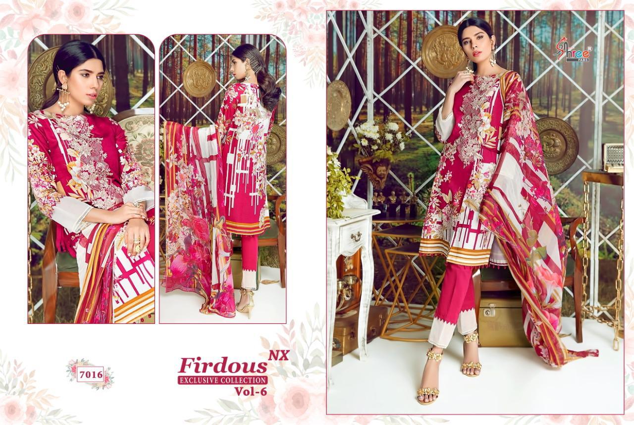 Shree Fabs Presents Firdous Exclusive Collection Vol 6 Nx Wholesale Rate In Surat