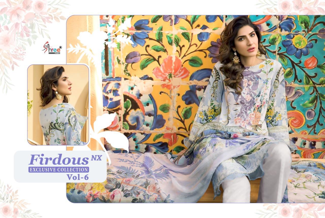 Shree Fabs Presents Firdous Exclusive Collection Vol 6 Nx Wholesale Rate In Surat