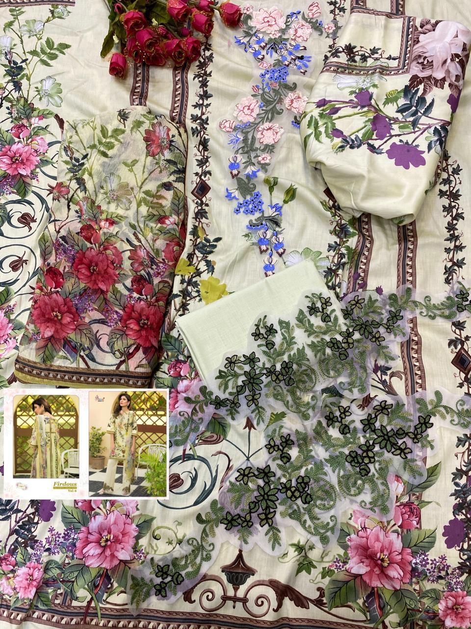 Shree Fabs Presents Firdous Exclusive Collection Vol 6 Nx Wholesale Rate In Surat