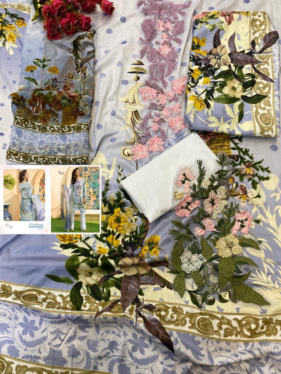 Shree Fabs Presents Firdous Exclusive Collection Vol 6 Nx Wholesale Rate In Surat