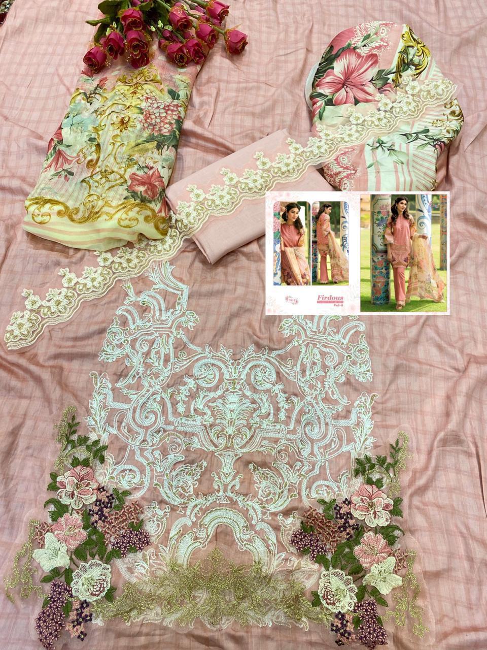 Shree Fabs Presents Firdous Exclusive Collection Vol 6 Nx Wholesale Rate In Surat