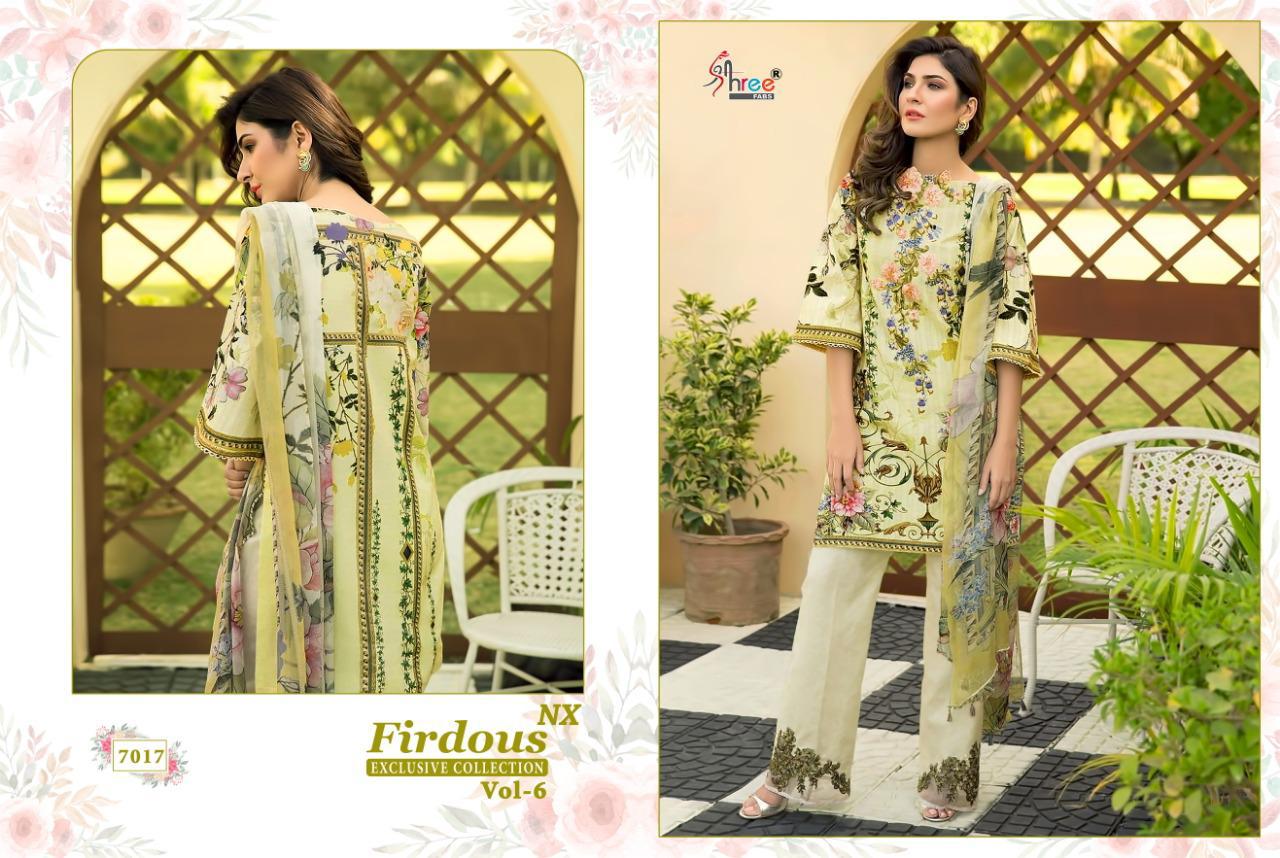 Shree Fabs Presents Firdous Exclusive Collection Vol 6 Nx Wholesale Rate In Surat