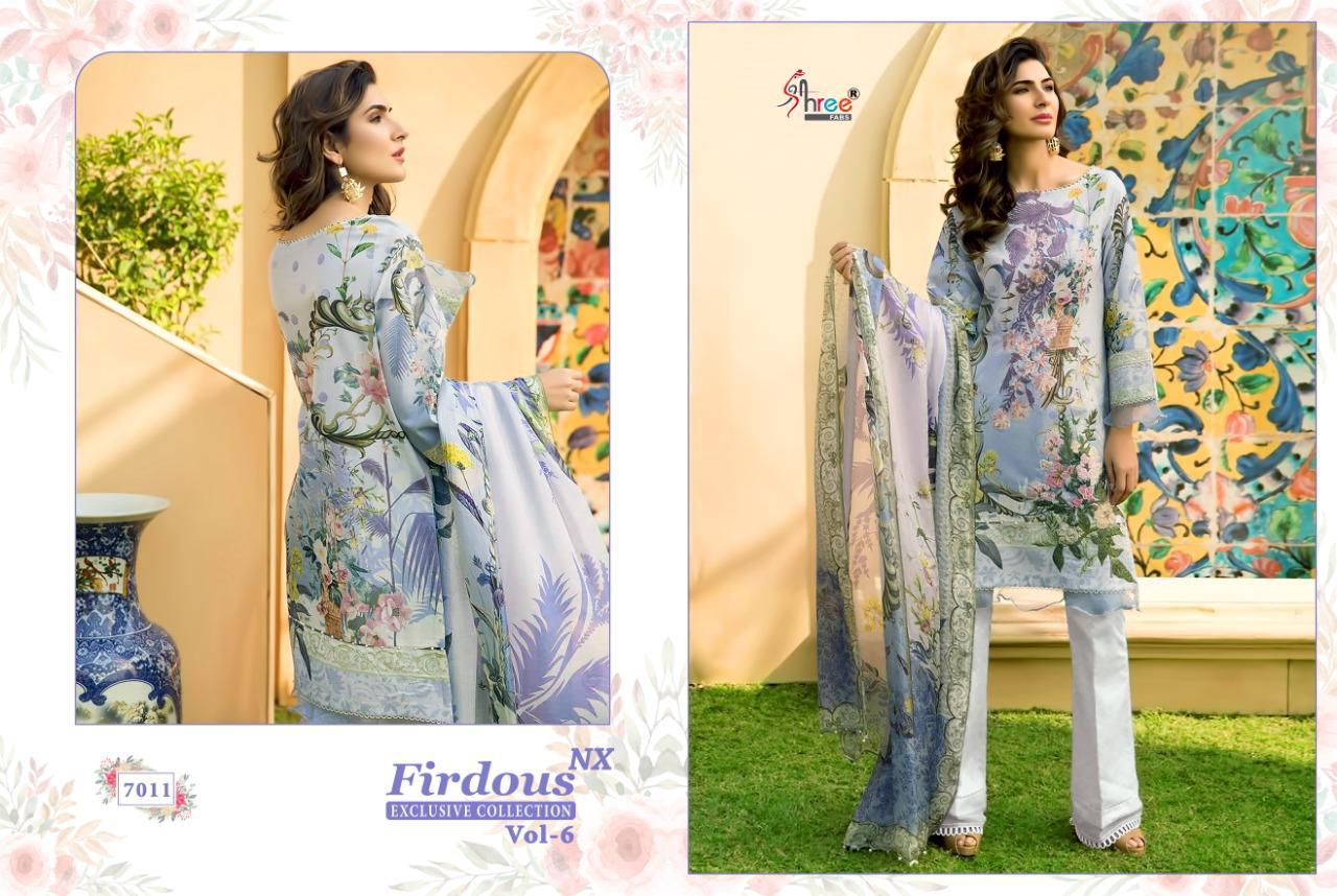 Shree Fabs Presents Firdous Exclusive Collection Vol 6 Nx Wholesale Rate In Surat