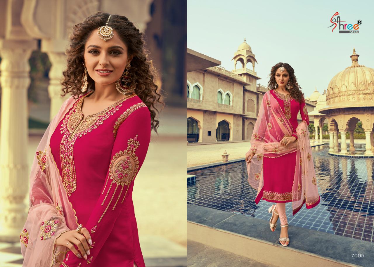 Tehzeeb Designer Georgette Salwar Kameez By Shree Fabs At Wholesale Rate In Surat