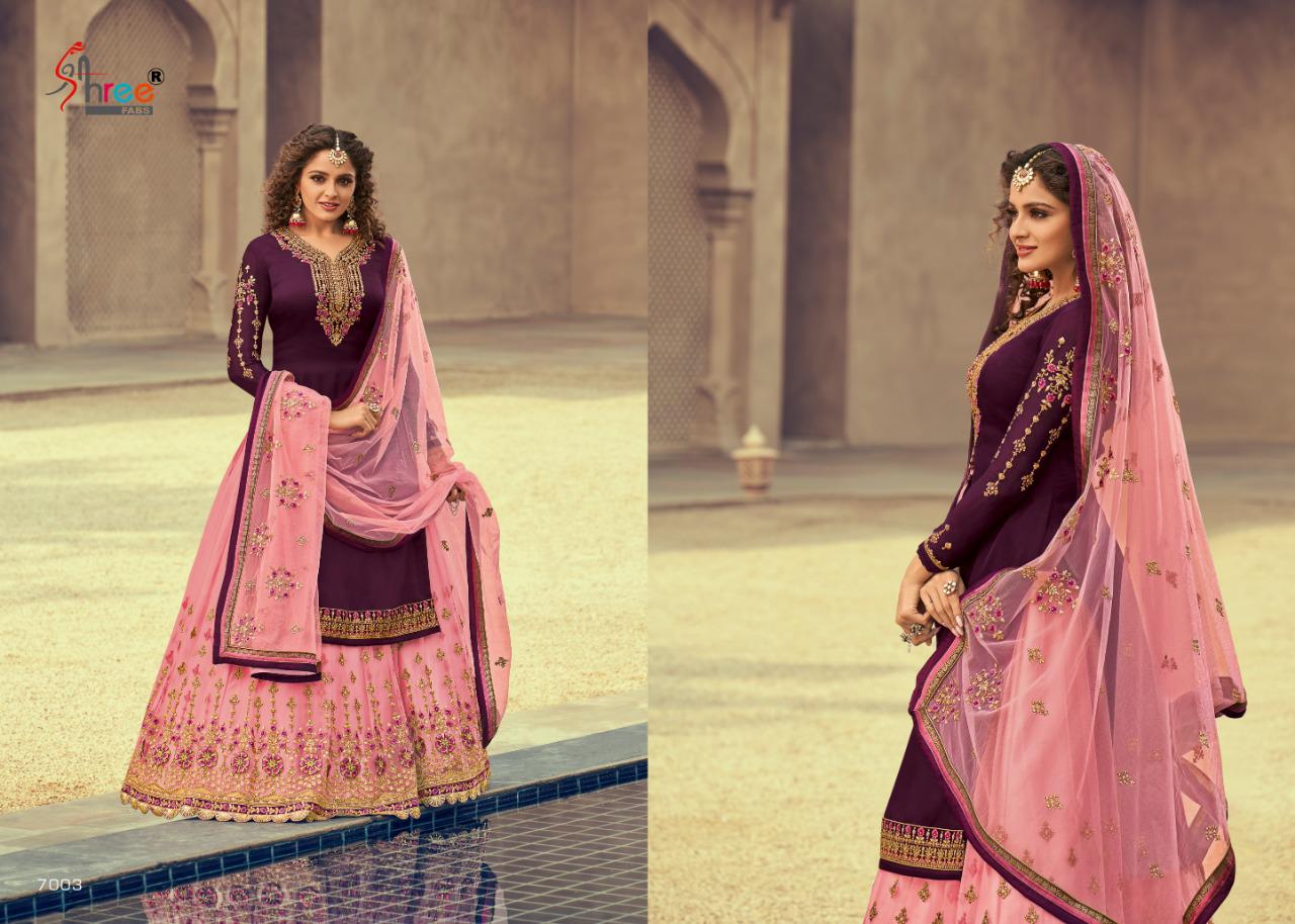 Tehzeeb Designer Georgette Salwar Kameez By Shree Fabs At Wholesale Rate In Surat