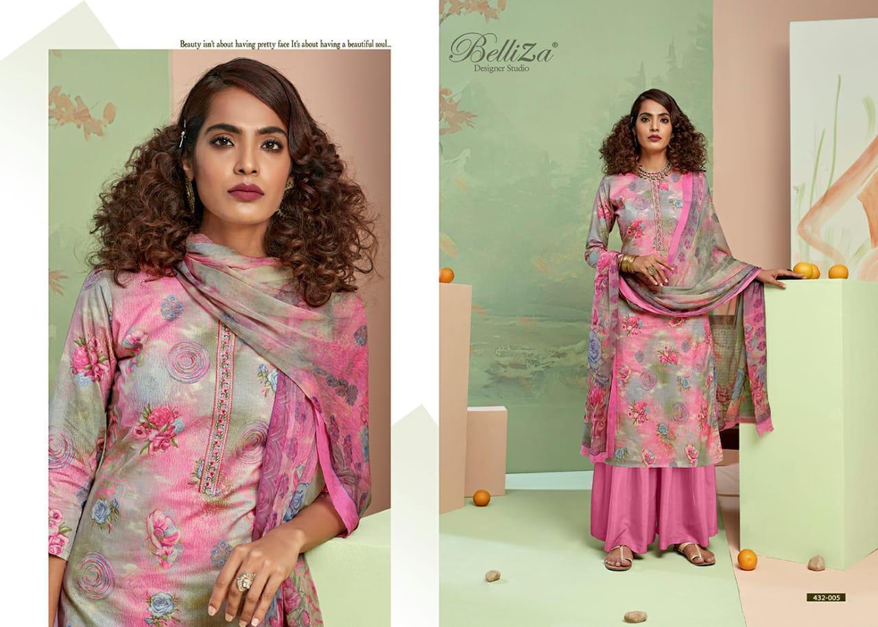 Pearls Pure Cotton Suits By Belliza Designer Studio At Wholesale Rate In Surat