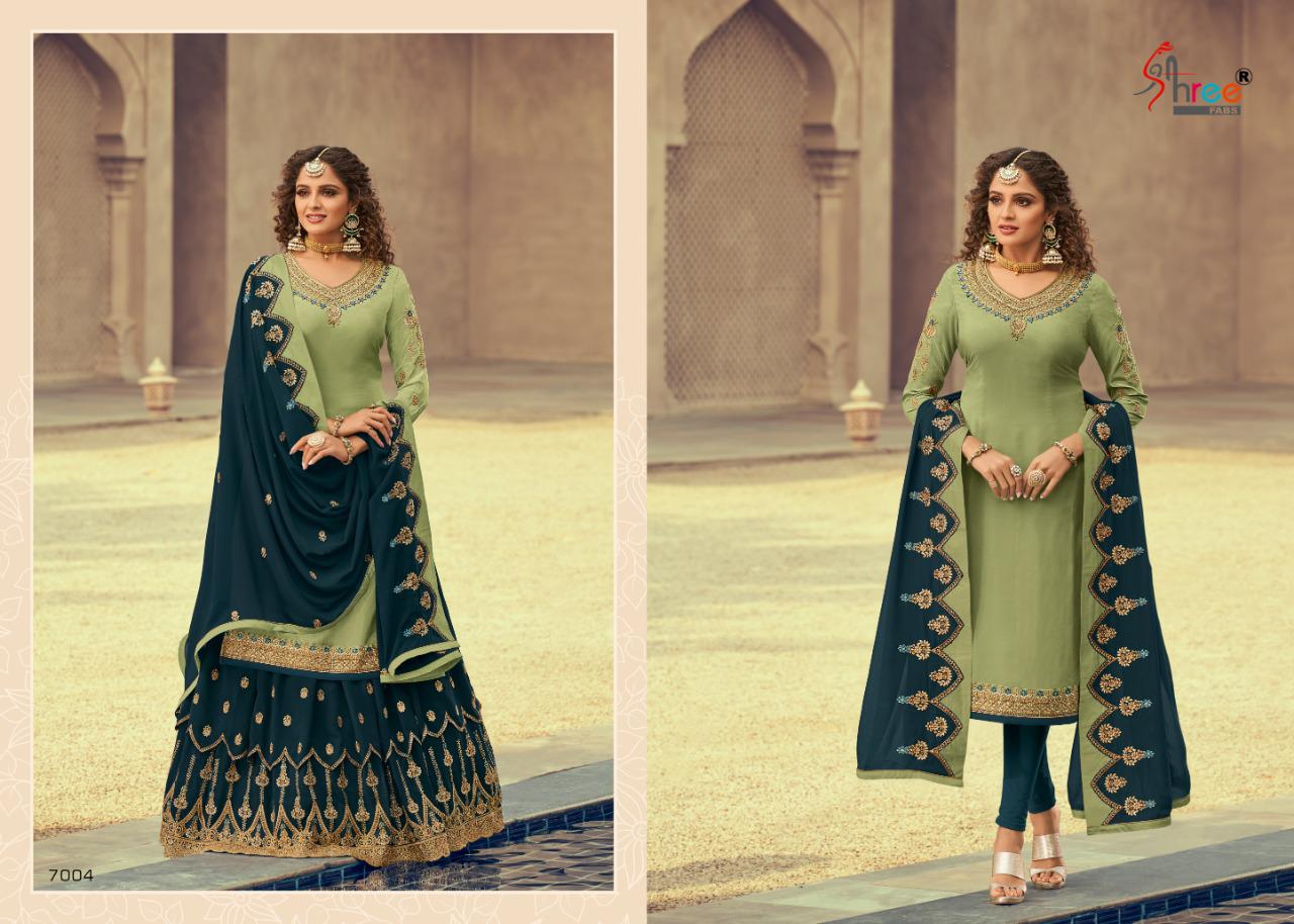 Tehzeeb Designer Georgette Salwar Kameez By Shree Fabs At Wholesale Rate In Surat