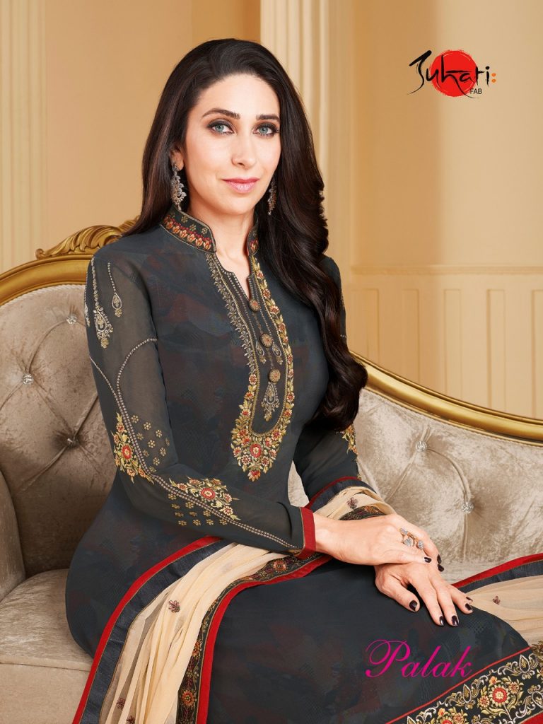Suhati Fab Presents Palak Havy Dupatta Suit In Wholesalw Rate Surat