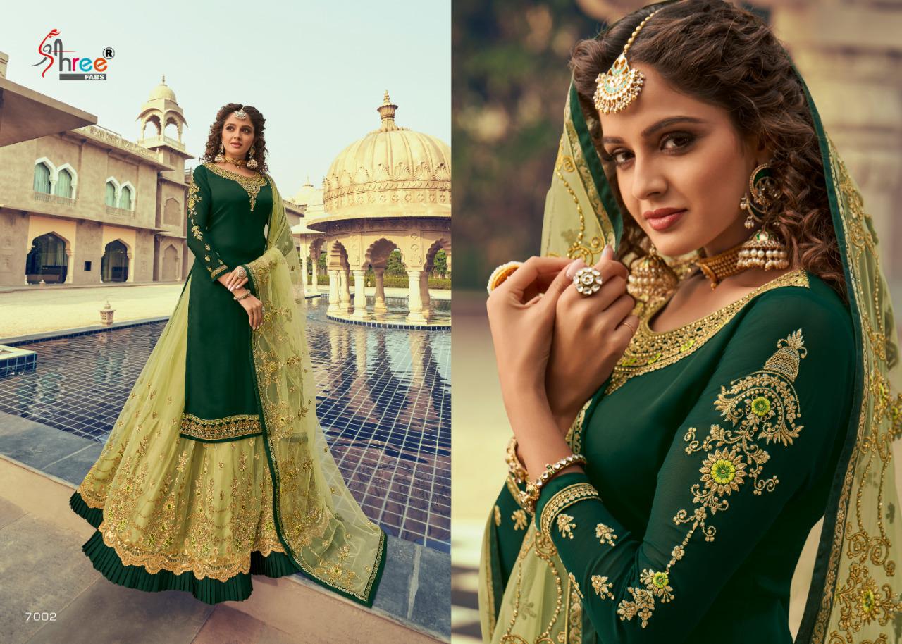 Tehzeeb Designer Georgette Salwar Kameez By Shree Fabs At Wholesale Rate In Surat