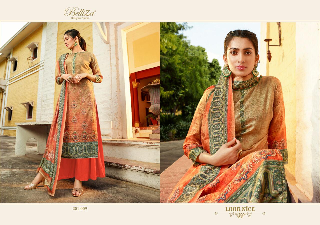 Belliza Designer Studio Qurbat Woolen Suit 8Pcs Catalog