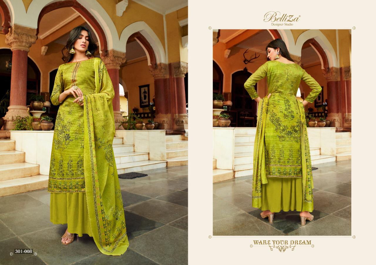 Navya Pure Kollam Silk Exclusive Designer Suits By Belliza Designer Studio